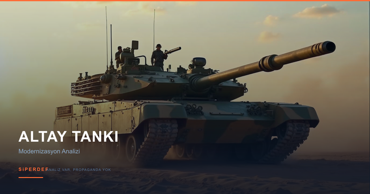 Altay ana muharebe tankının teknik analiz diyagramı
