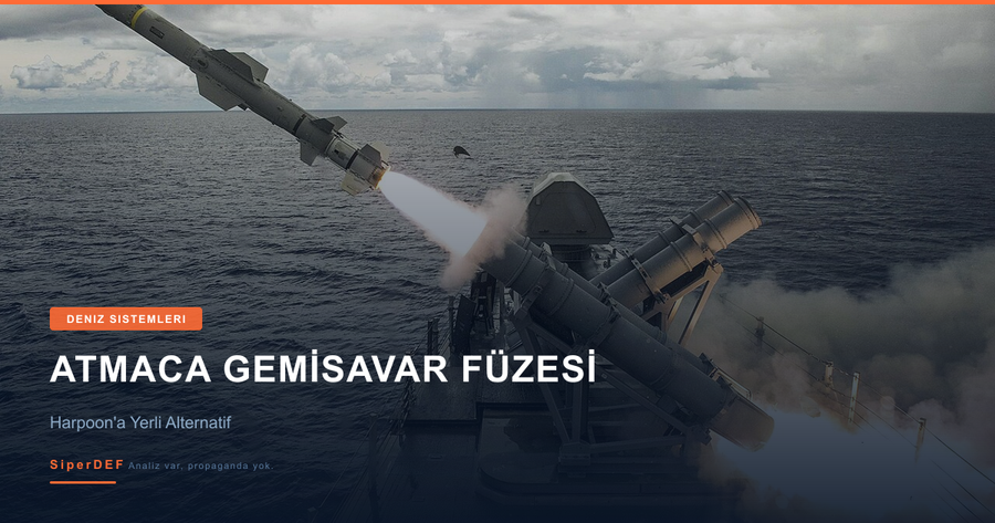 Atmaca Gemisavar Füzesi: Harpoon'a Yerli Alternatif | SiperDEF