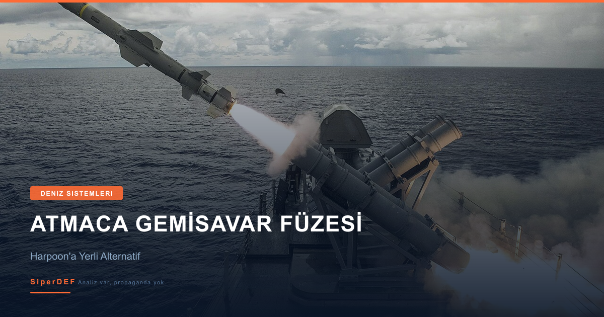 Roketsan Atmaca gemisavar füzesi deniz fırlatma testi görseli