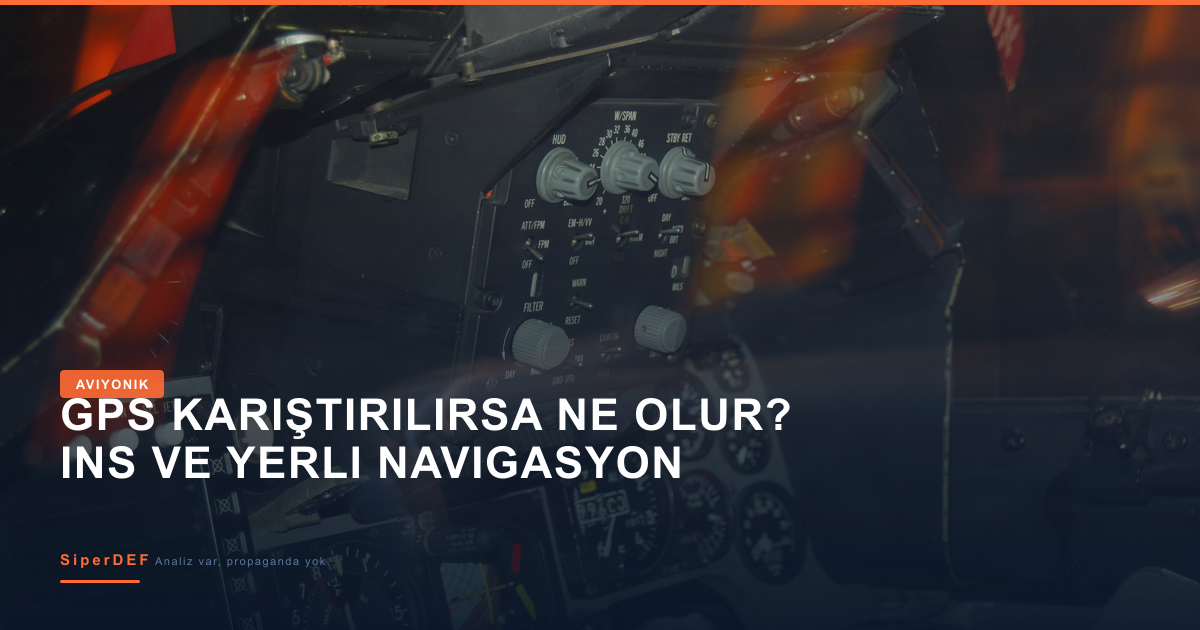 GPS bağımsız inersiyal navigasyon sistemi askeri konsept görseli