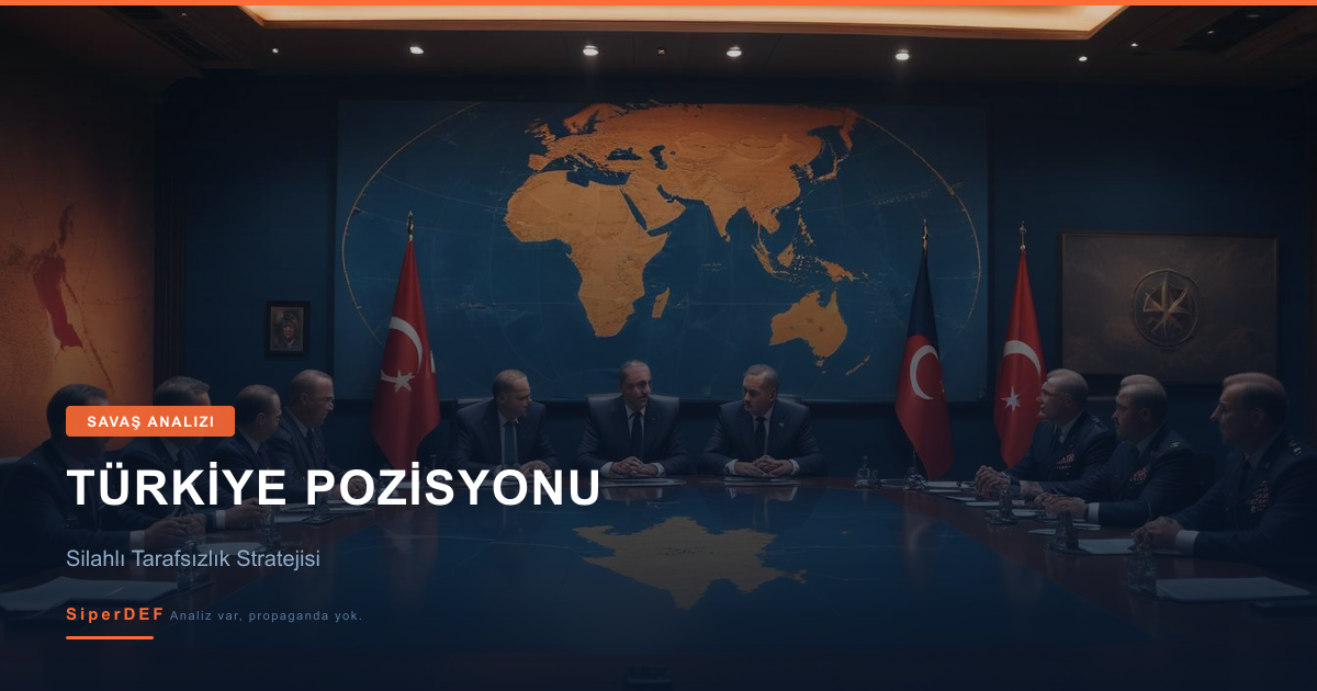 İran-ABD savaşında Türkiye'nin stratejik pozisyonu ve diplomatik denge analizi görseli