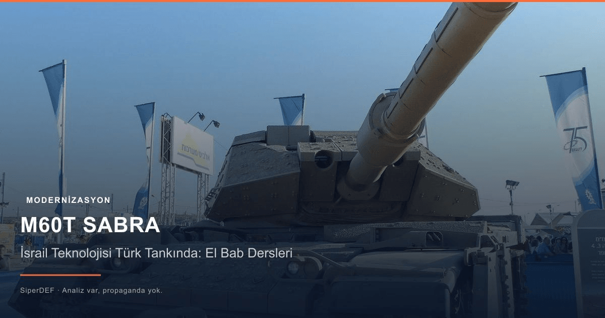 M60T Sabra modernize tank