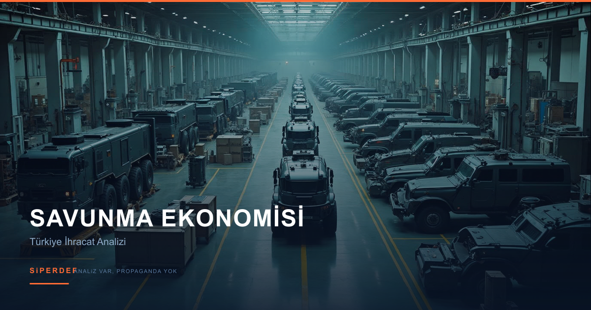 Türkiye savunma sanayi ihracat büyüme grafiği ve ekonomik analiz görseli